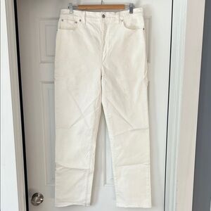 Madewell Women's Straight Leg 90s Jeans in Cream